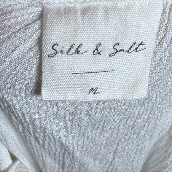 Silk & Salt white Croatian maxi dress size medium - Picture 6 of 6